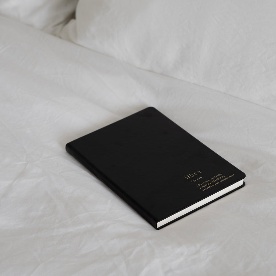 Libra Zodiac Lined Journal