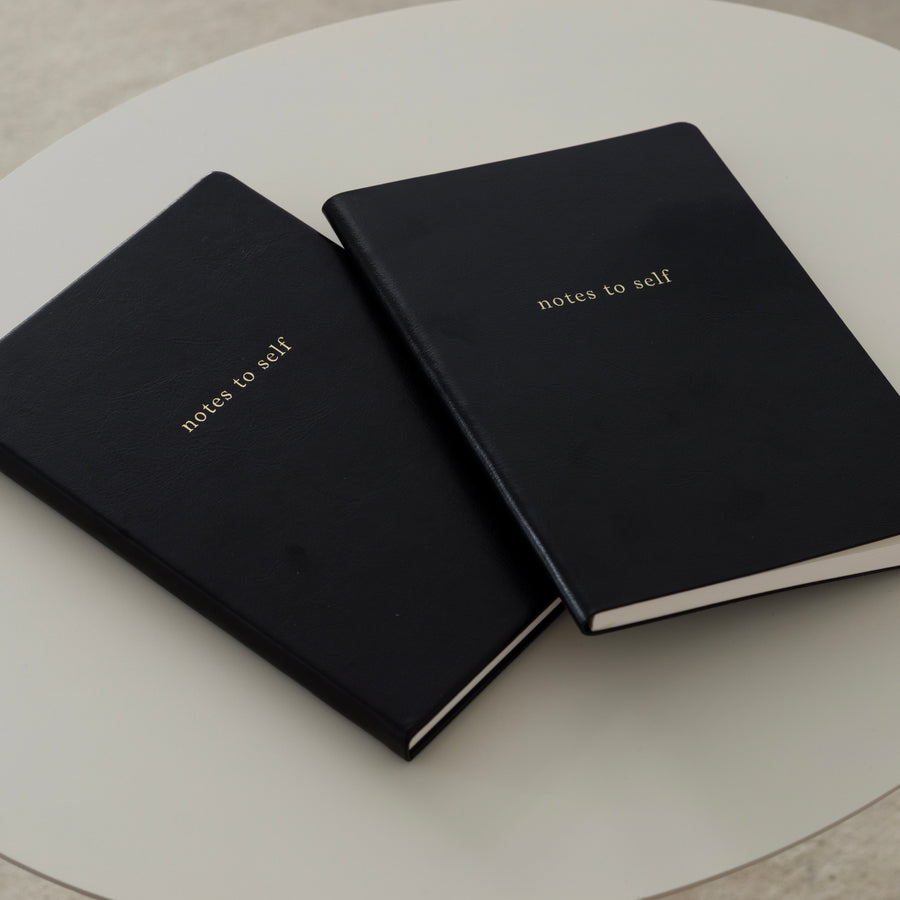 Notes to Self Lined Journal - Black
