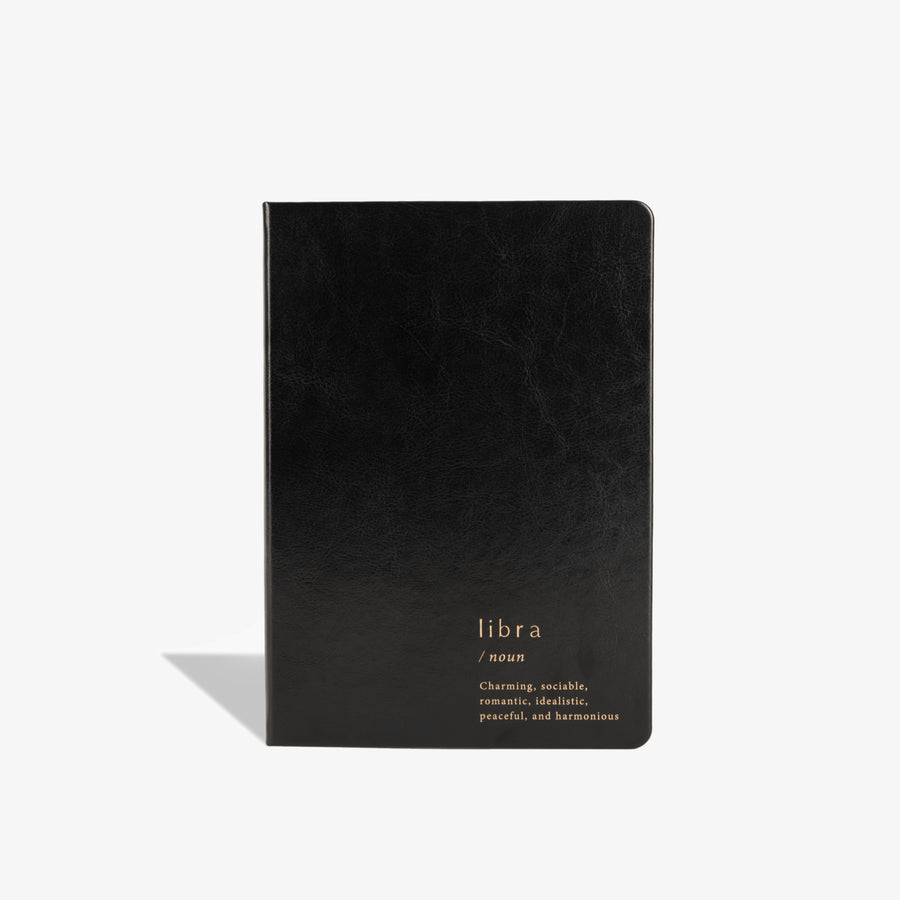 Libra Zodiac Lined Journal