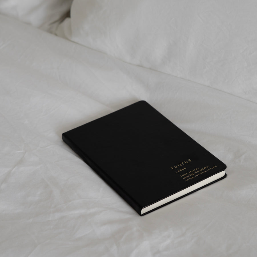 Taurus Zodiac Lined Journal