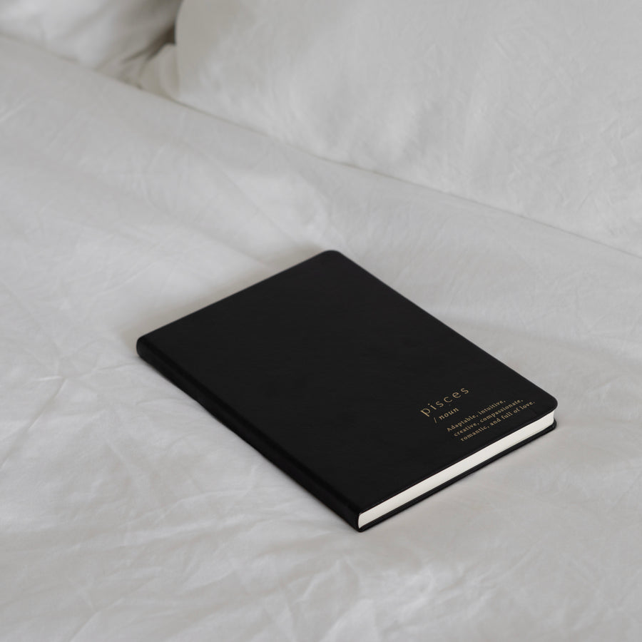 Pisces Zodiac Lined Journal