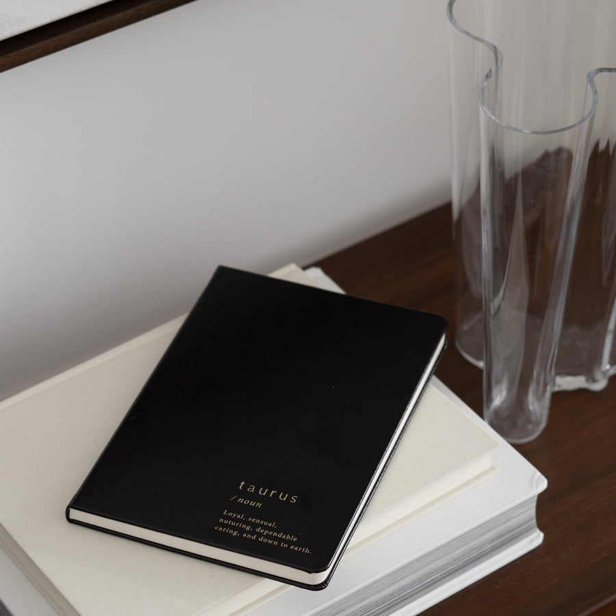Taurus Zodiac Lined Journal
