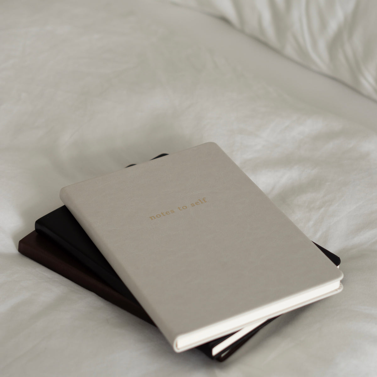 Notes to Self Lined Journal - Beige – Inside Then Out
