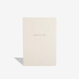 Notes to Self Lined Journal - Beige