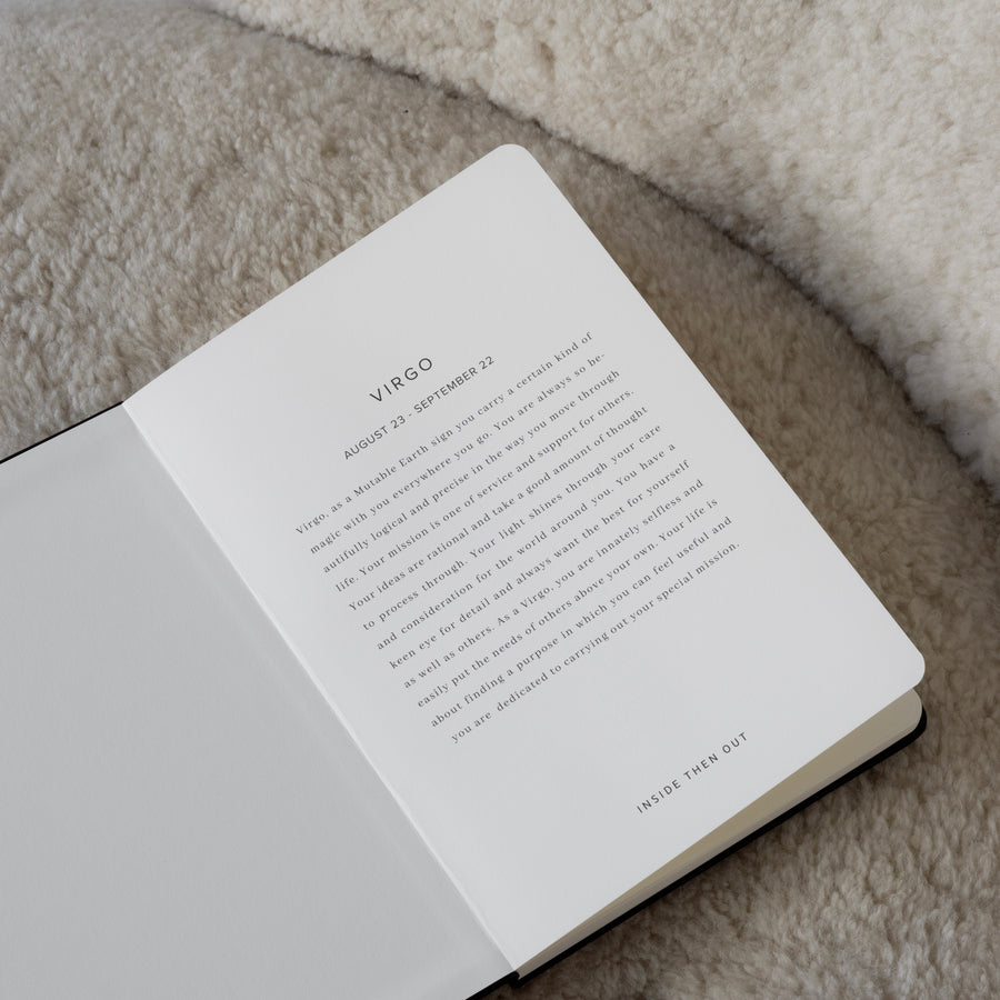 Virgo Zodiac Lined Journal