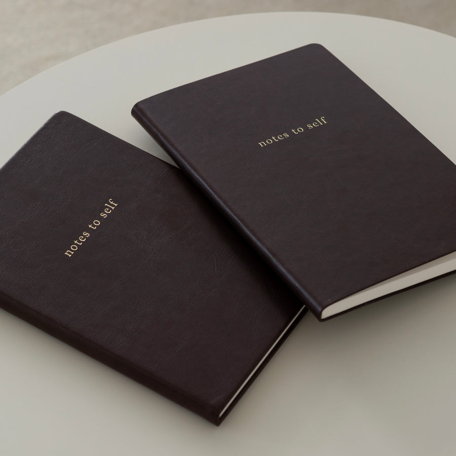 Notes to Self Lined Journal - Brown
