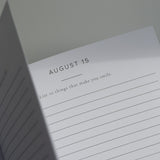 August 15 journal prompt: List 10 things that make you smile.