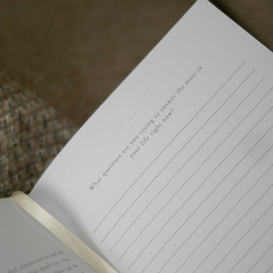 Dig Deeper Journal prompt: "What question are you trying to answer the most in your life right now?"